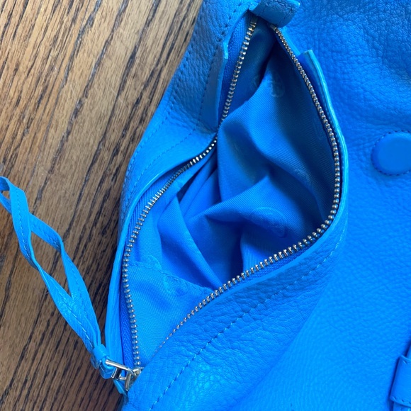 Tory Burch Blue Leather Backpack - Picture 13 of 13